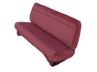 1988-1996 Chevrolet Pickup Std Cab Front Bench Seat Upholstery With Head Rest Covers-Cheyenne Model - Leath