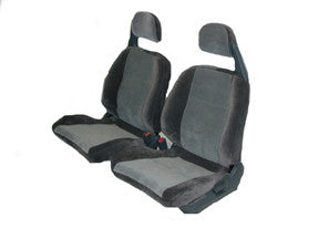 1992-1995 Honda Civic 2-Door Front Buckets &amp; Rear Bench  Leather With Vinyl Sides And Back