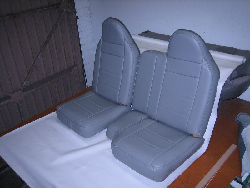 1998-2003 Ford Ranger Front 60-40 Seat - Leather With Vinyl Sides &amp; Back