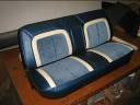 1973-1979 Ford Pickup Leather With Vinyl Strip  Sides &amp; Back