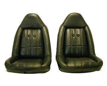 1974-1977 Chevrolet Chevelle Front Swivel Buckets &amp; Rear Bench Seat. Leather