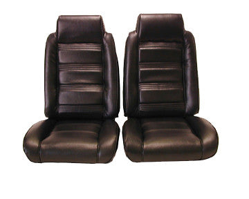 1978-1981 Buick Regal Front Bucket Seats With Built In Head Rests &amp; Rear Bench Seat Set. Leather