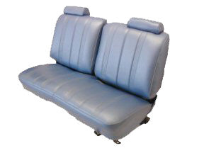 1978-1982 Buick Regal Front Bench No Arm Rest With Head Rests And Rear Bench Set. Leather