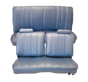 1978-1982 Pontiac Grand Prix Front Bench No Arm Rest With Head Rests And Rear Bench Set. Leather