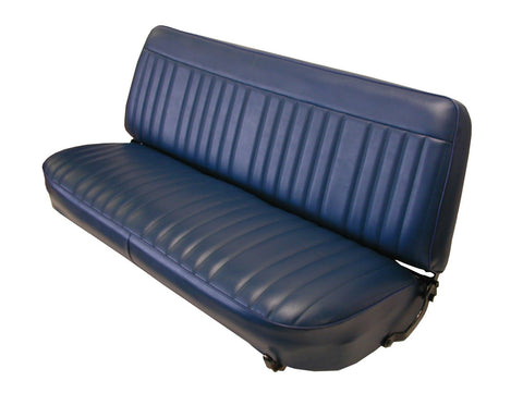 1980-1986 Ford Bronco Front Bench. Leather With Vinyl Sides &amp; Back