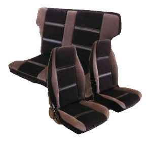 1982-1993 GMC S15 Jimmy Front Buckets And Rear Seat Set In Leather