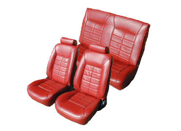 1984-1986 Ford Mustang Front &amp; Rear Set Convertible. All Leather. Matching Sides &amp; Back